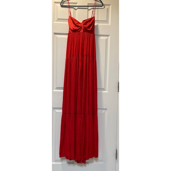 Free People Red Maxi Dress - Picture 4 of 10